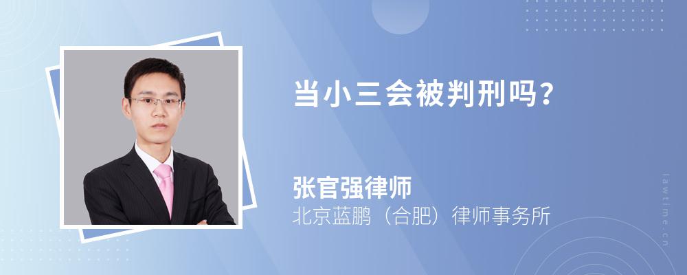 当小三会被判刑吗? 当小三会被判刑吗?