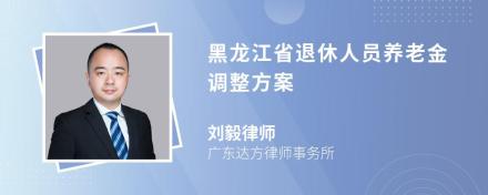 黑龙江省退休人员养老金调整方案